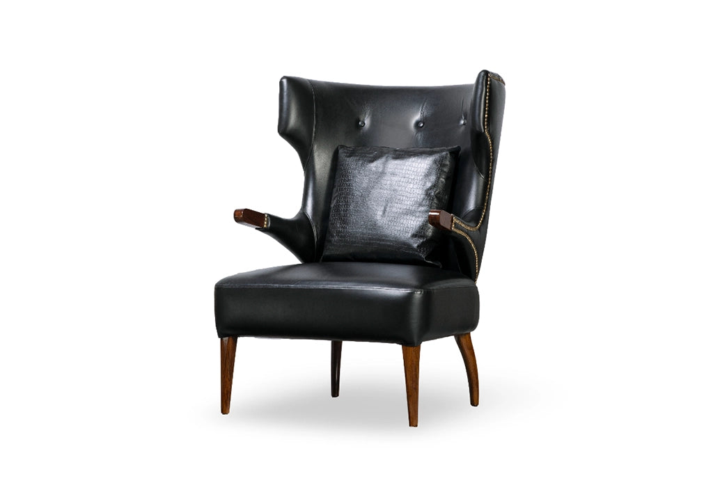 Harlow Vincent Leather Armchair, comfortable and stylish, ideal for any room