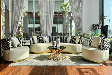 Vista Sofa Set, stylish and versatile, perfect for contemporary living spaces, available in various configurations.